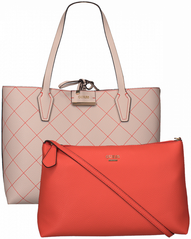 GUESS kabelka oranžovo-růžová BOBBI VQ642215 č.4