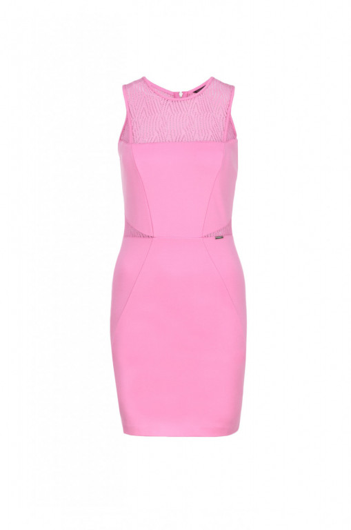 GUESS růžové šaty W61K56K4HW0 č.3