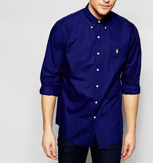 Polo Ralph Lauren pánská košile tmavě modrá č.4