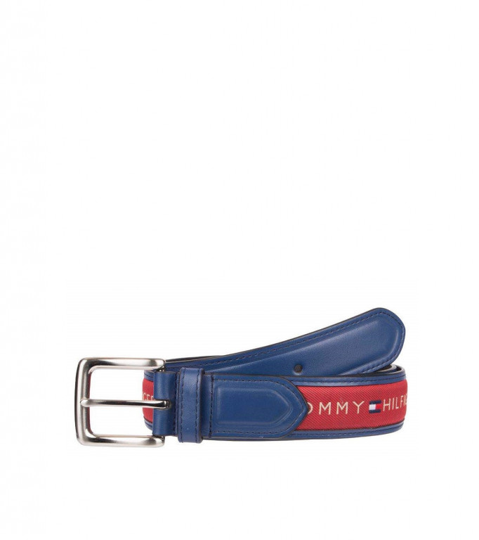 TOMMY HILFIGER pánský opasek červený 11TL02X032 600 č.1