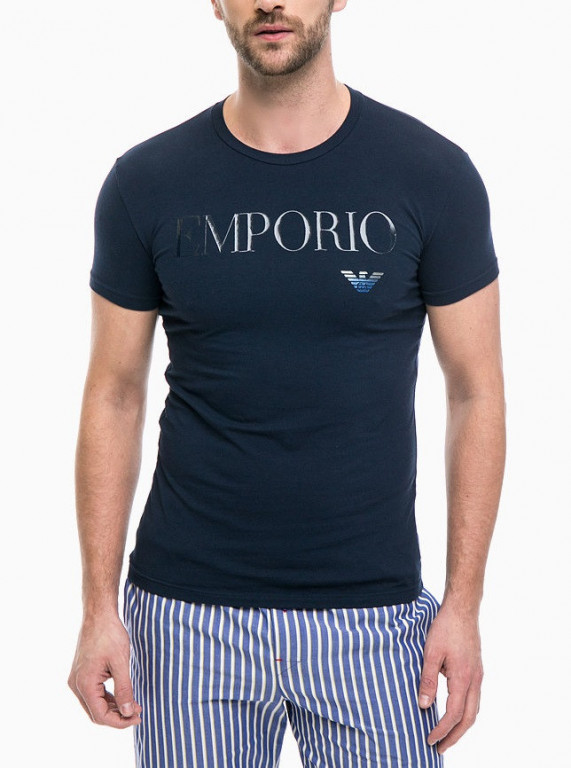 EMPORIO ARMANI pánské tričko tmavě modré 111035 8P520 00135 č.1