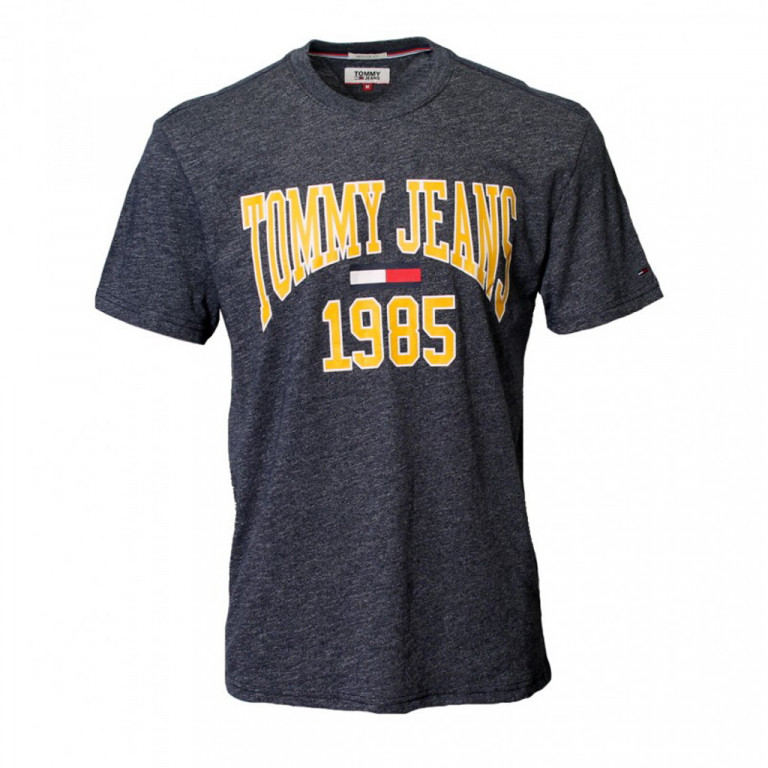 TOMMY HILFIGER pánské tričko tmavě šedé č.4