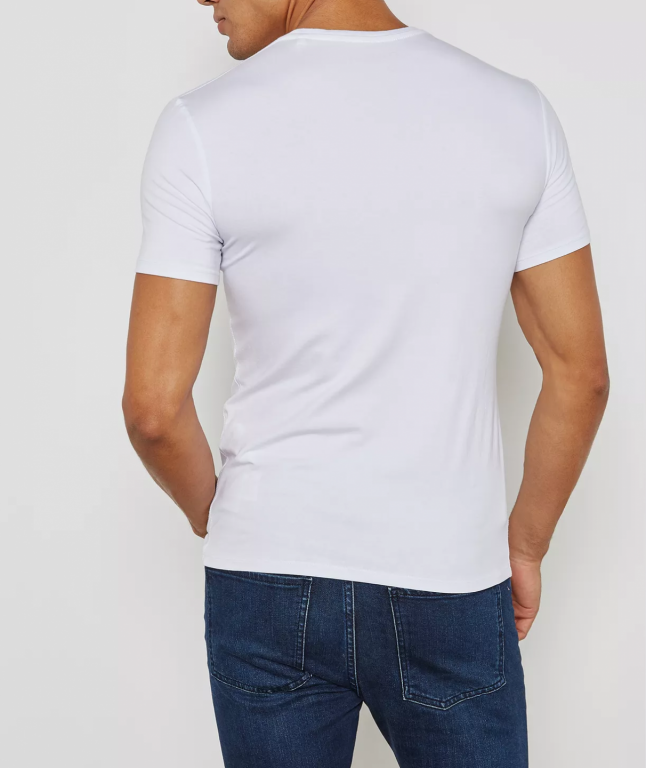 GUESS pánské tričko bílé č.2