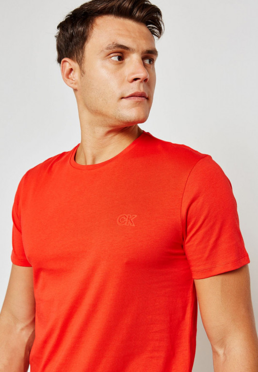 Calvin Klein pánské tričko červené č.3