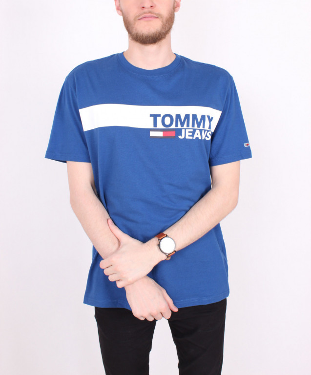 TOMMY HILFIGER pánské modré tričko č.2