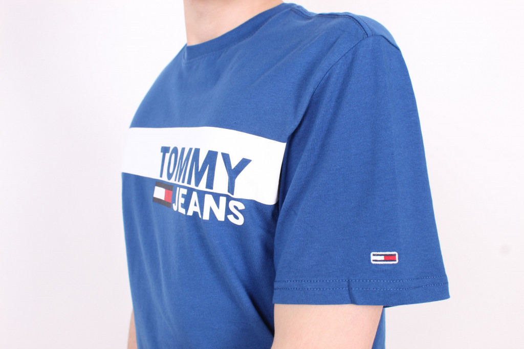 TOMMY HILFIGER pánské modré tričko č.4
