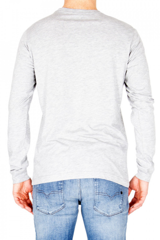 Diesel pánské šedé tričko s dlouhým rukávem č.2