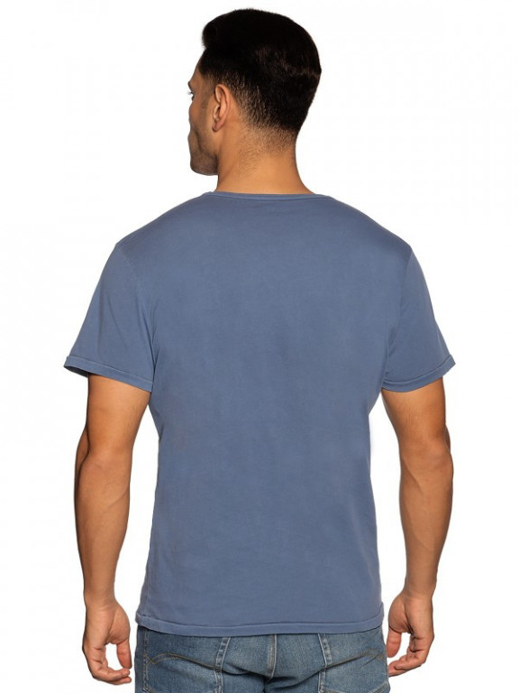 Pepe Jeans pánské modré tričko BAMBOO č.3