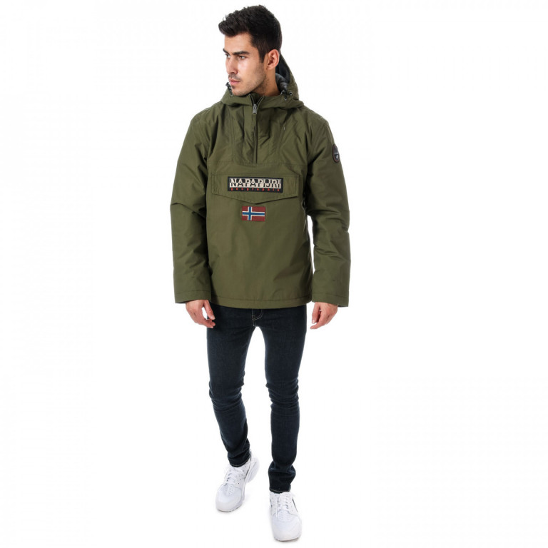 NAPAPIJRI pánská khaki zimní bunda s kapucí č.2