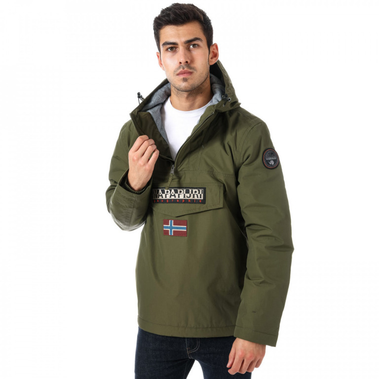 NAPAPIJRI pánská khaki zimní bunda s kapucí č.5