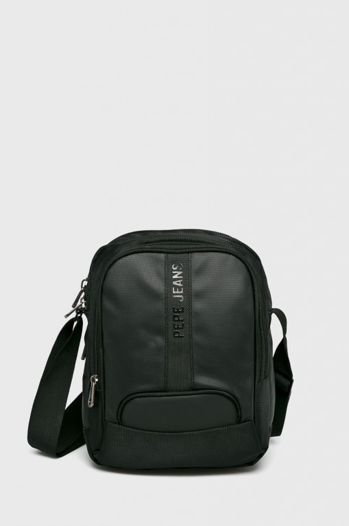 Pepe Jeans pánská černá taška přes rameno Bromley shoulder bag č.1
