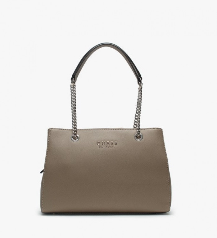 GUESS světle hnědá kabelka ROBYN SHOPPER č.1