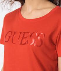 GUESS dámské červené tričko č.2