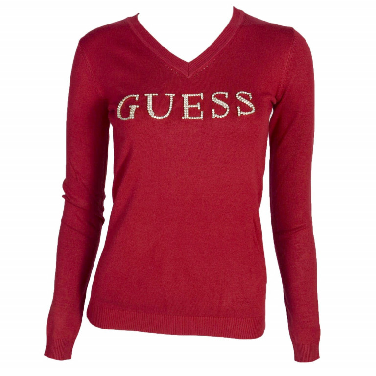 GUESS dámský červený svetr č.3