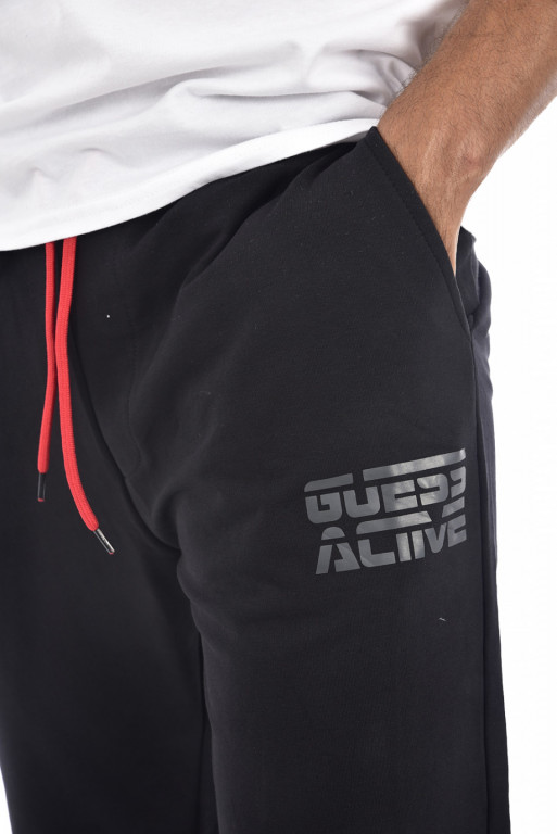 GUESS pánské černé tepláky č.2