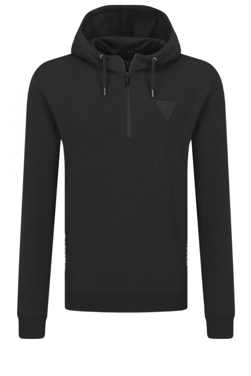 GUESS pánská černá mikina s kapucí č.2