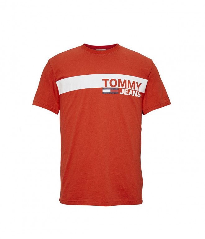 TOMMY HILFIGER pánské oranžové tričko č.1