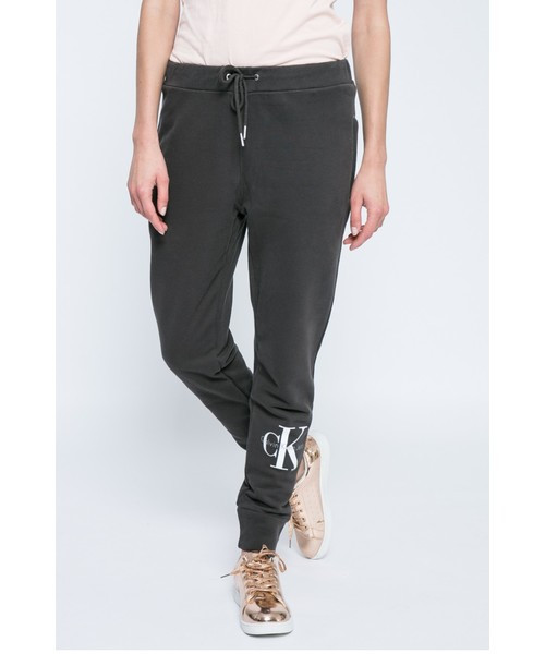 Calvin Klein dámské tmavě šedé tepláky č.1