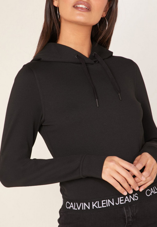 Calvin Klein dámská černá krátká mikina č.3