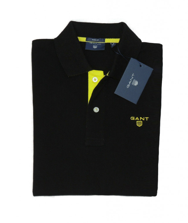 GANT pánské černé polo tričko č.2