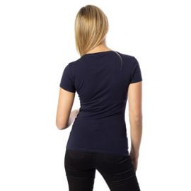 GUESS dámské tmavě modré tričko s nápisem č.2