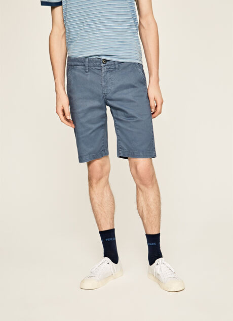 Pepe Jeans pánské modré kraťasy Charly Short č.1