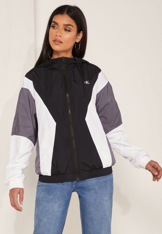 Calvin Klein dámská barevná větrovka COLOR BLOCK WINDBREAKER č.1