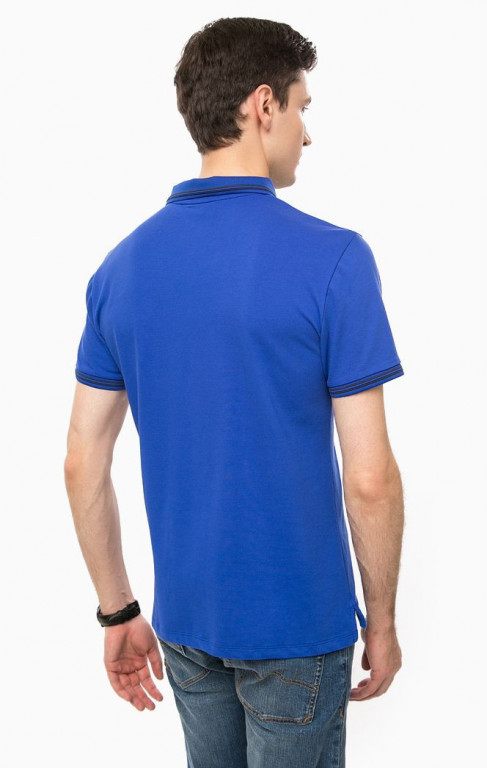 Armani Jeans pánské modré polo tričko č.2