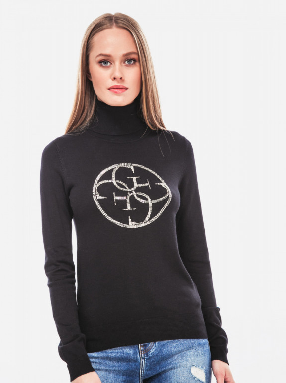 GUESS dámský černý rolák č.2