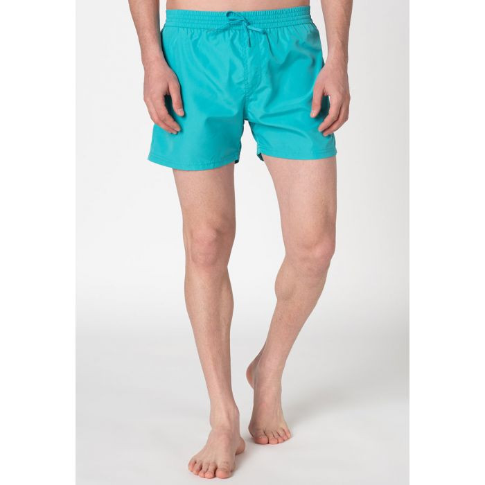 GUESS pánské tyrkysové plavky WOVEN SHORT č.1