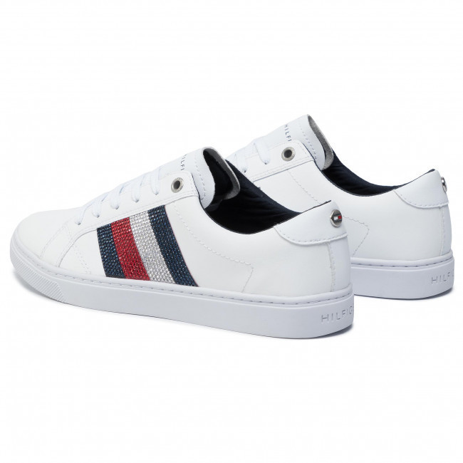 Tommy Hilfiger dámské bílé tenisky Crystal Leather Casual Sneaker č.3