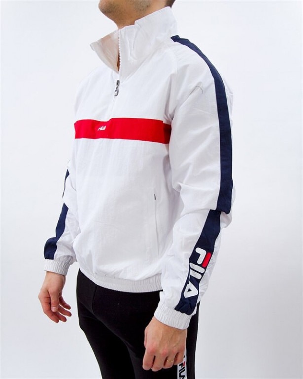FILA pánská bílá sportovní bunda JONA č.1