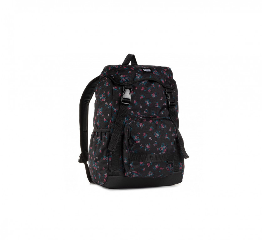 VANS dámský černý batoh WM RANGER BACKPACK BEAUTY FLORAL BLACK č.1