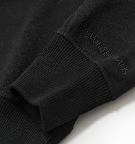 Calvin Klein dámská černá mikina CK EMBROIDERY HOODIE č.3
