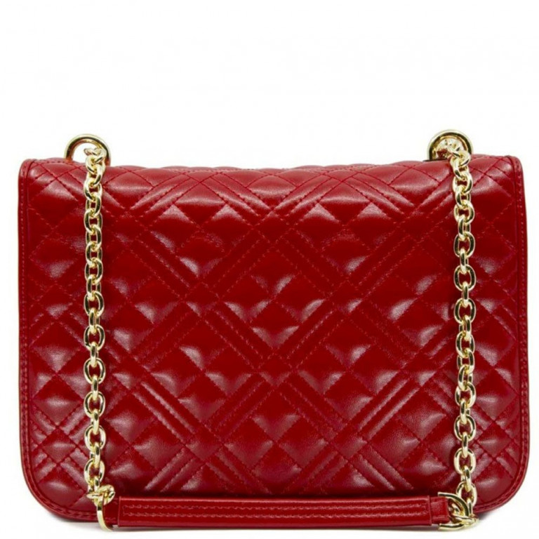 LOVE MOSCHINO dámská červená crossbody kabelka QUILTED NAPPA PU ROSSO č.2