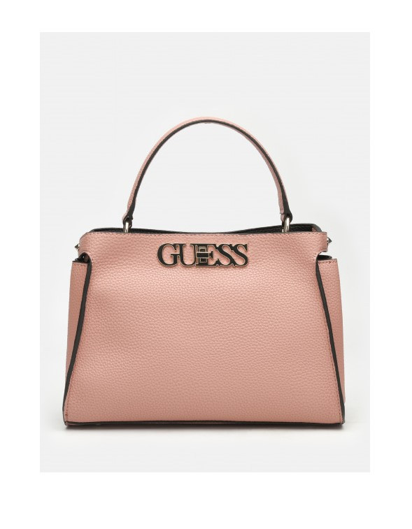 GUESS dámská růžová kabelka UPTOWN CHIC TURNLOCK SATCHEL č.1