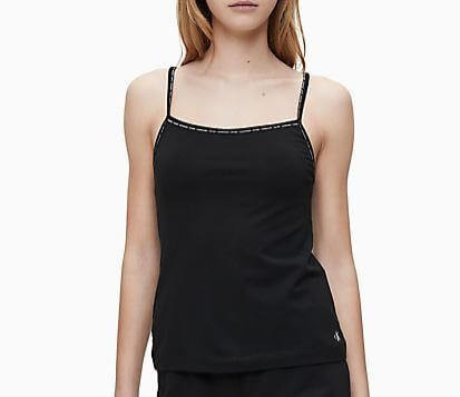 CALVIN KLEIN dámské černé tílko CAMISOLE 2PK - 2 ks v balení č.3