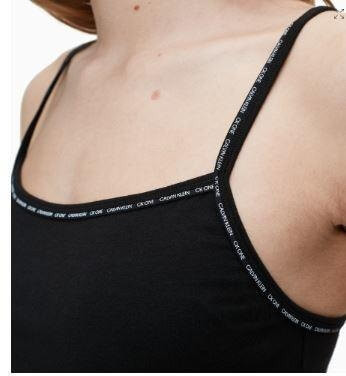 CALVIN KLEIN dámské černé tílko CAMISOLE 2PK - 2 ks v balení č.4
