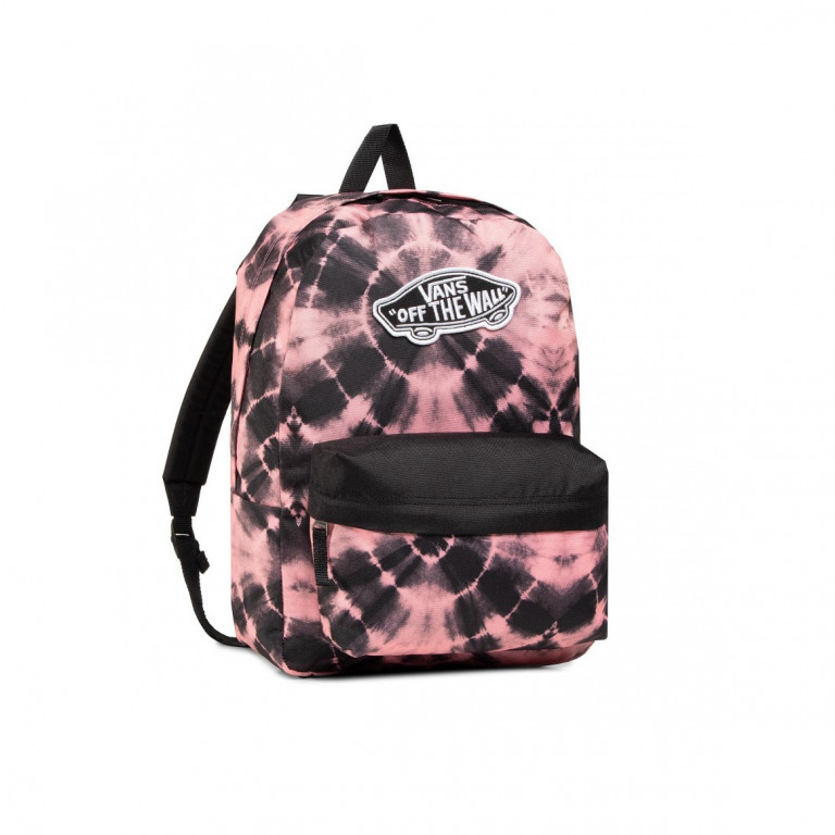 VANS dámský růžovočerný batoh REALM BACKPACK SPIRALING č.1