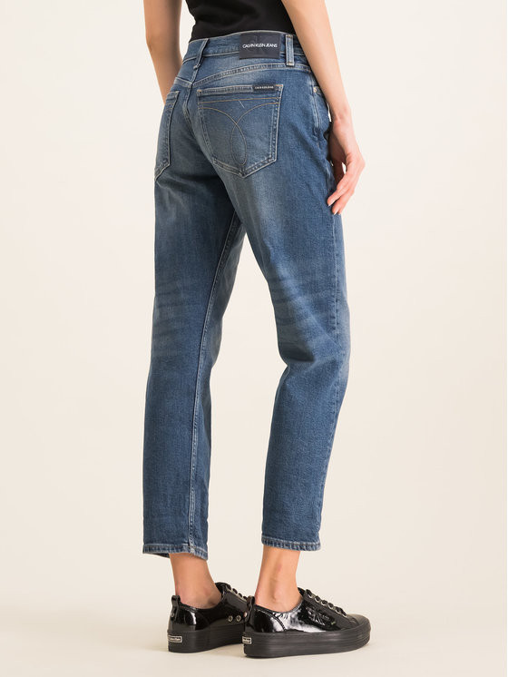 Calvin Klein dámské tmavě modré boyfriend džíny č.3