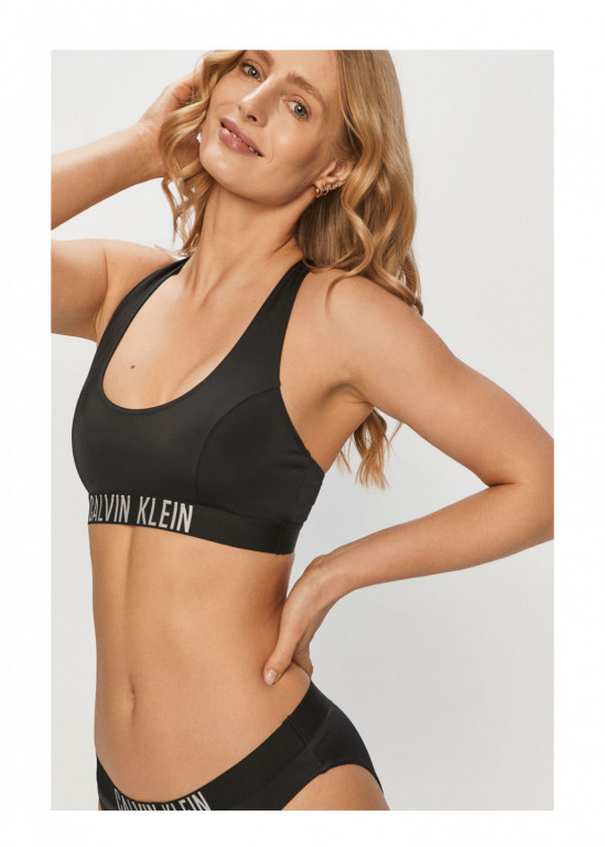 Calvin Klein dámský černý bikiny top BRALETTE - RP č.1