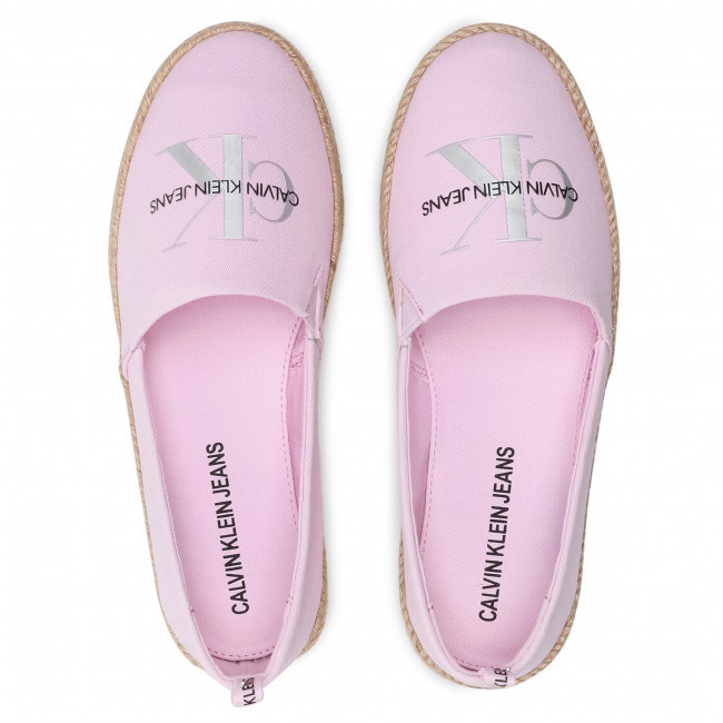 Calvin Klein dámské růžové espadrilky ESPADRILLE PRINTED CO č.3