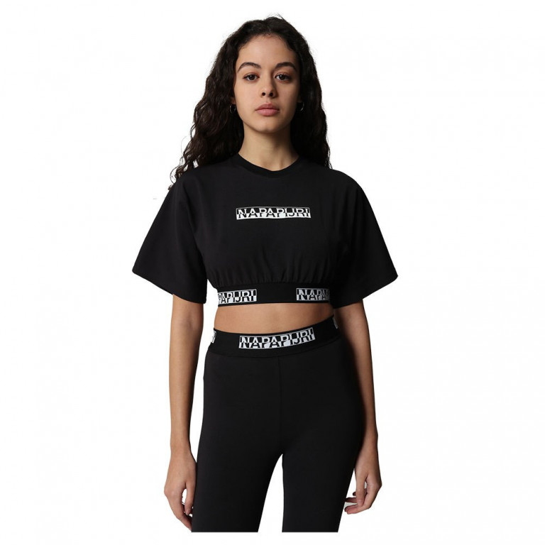 Napapijri dámský černý crop top S-BOX č.1