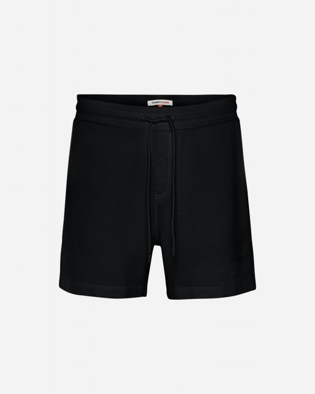 Tommy Jeans černé teplákové kraťasy TJM TONAL LOGO BEACH SHORT č.1