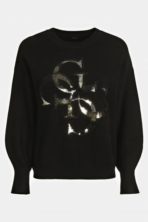 GUESS dámský černý svetr SUMMER RN SWTR č.3