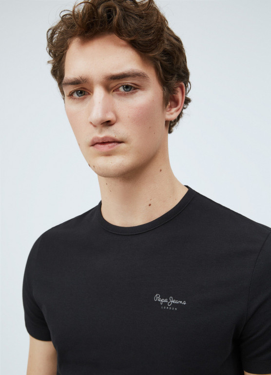 Pepe Jeans pánské černé tričko ORIGINAL BASIC č.3