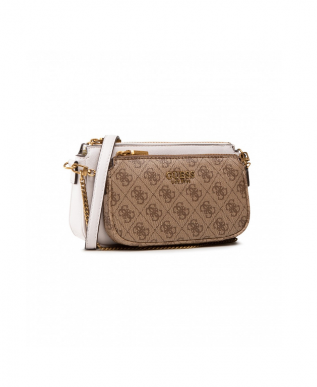 GUESS dámská béžovo hnědá crossbody kabelka č.1