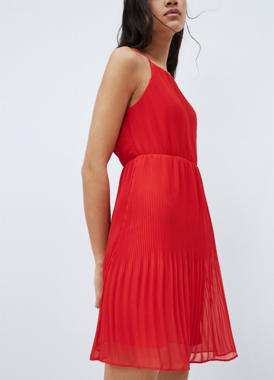 Pepe Jeans dámské červené šaty MINE č.4