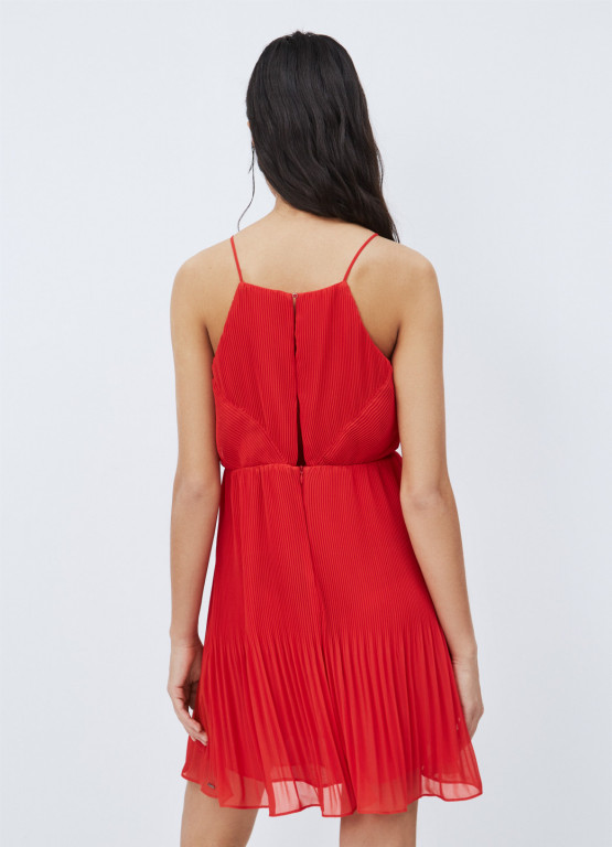 Pepe Jeans dámské červené šaty MINE č.5