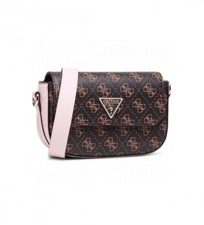 GUESS dámská hnědá mini kabelka AMBROSE MINI CROSSBODY BAG č.1
